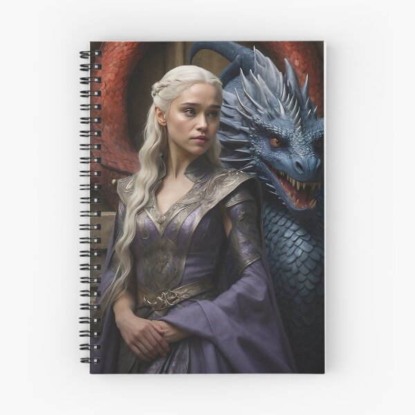 Item preview, Game of Thrones: Legendary Daenerys Targaryen Portrait Prints designed and sold by AdesignTEE.