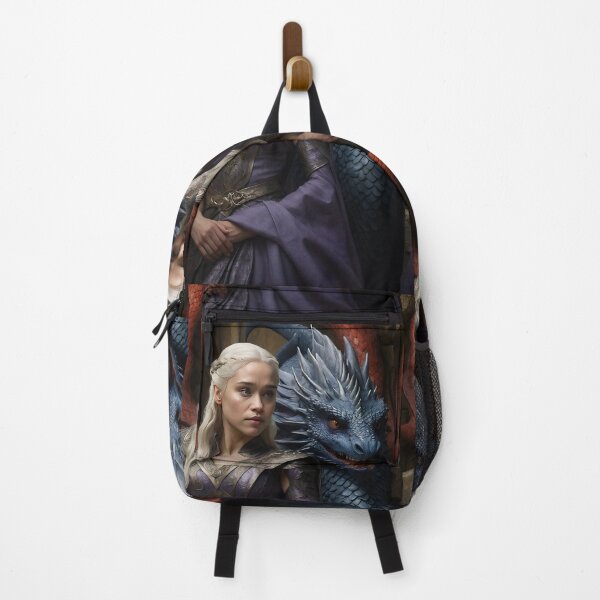 Item preview, Game of Thrones: Legendary Daenerys Targaryen Portrait Prints designed and sold by AdesignTEE.