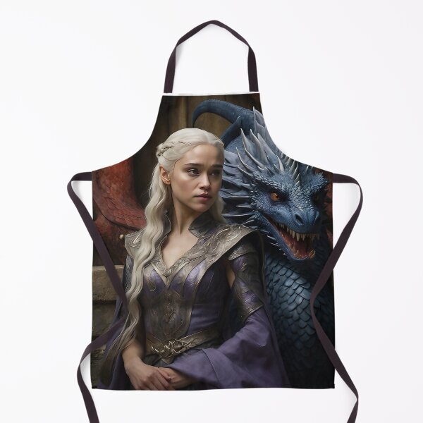 Item preview, Game of Thrones: Legendary Daenerys Targaryen Portrait Prints designed and sold by AdesignTEE.