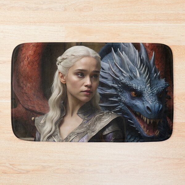 Item preview, Game of Thrones: Legendary Daenerys Targaryen Portrait Prints designed and sold by AdesignTEE.