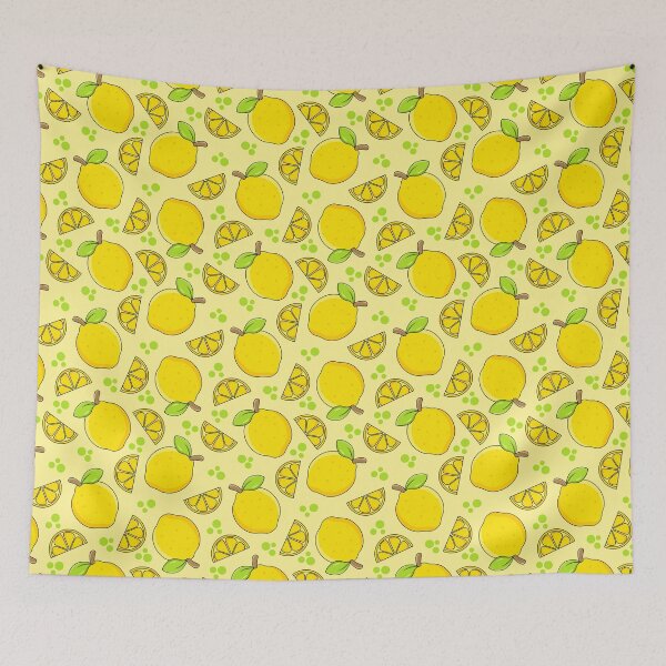 Item preview, Sour Lemon Seamless Pattern designed and sold by Amy Farmer.