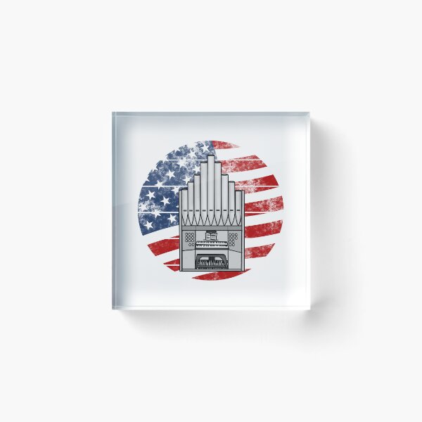 Item preview, Church Organ USA Flag Organist Musician 4th July designed and sold by doodlerob.