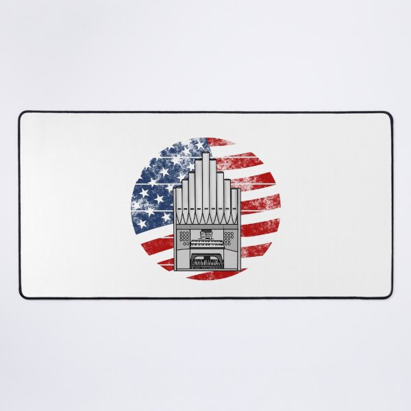 Item preview, Church Organ USA Flag Organist Musician 4th July designed and sold by doodlerob.