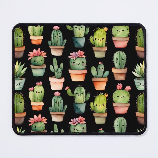 Item preview, A collaboration of cheerful cacti designed and sold by J Knight.