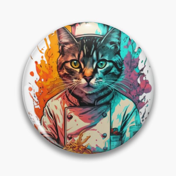 Item preview, chef cat designed and sold by PatronesKawai.