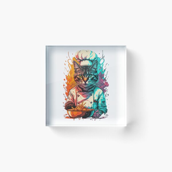 Item preview, chef cat designed and sold by PatronesKawai.