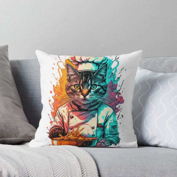 Item preview, chef cat designed and sold by PatronesKawai.