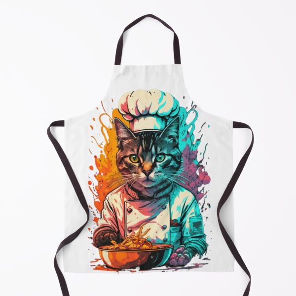 Item preview, chef cat designed and sold by PatronesKawai.