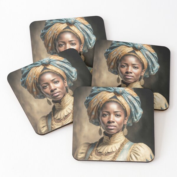 Item preview, Caribbean Turbaned Lady of Grace designed and sold by Colloquializms.