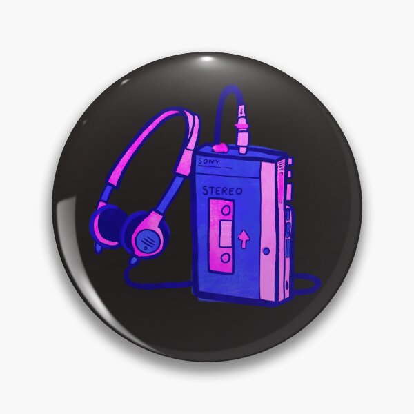 Item preview, Cyberpunk retro Sony walkman 1980 designed and sold by Dailykindness.