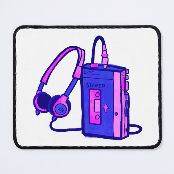 Item preview, Cyberpunk retro Sony walkman 1980 designed and sold by Dailykindness.