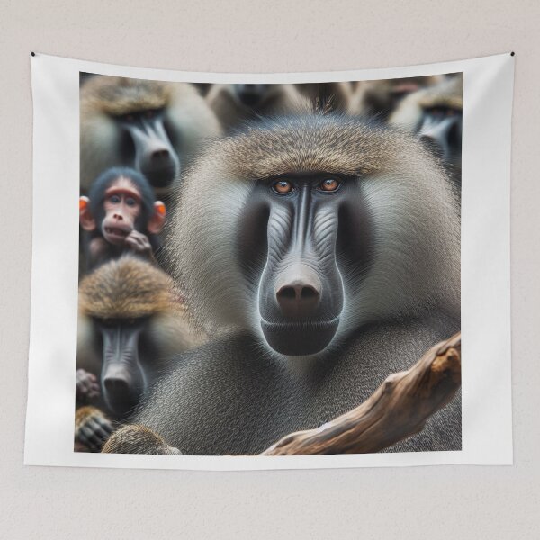 Item preview, Bold Baboon - Jungle Luminary designed and sold by ProgressMagnet.