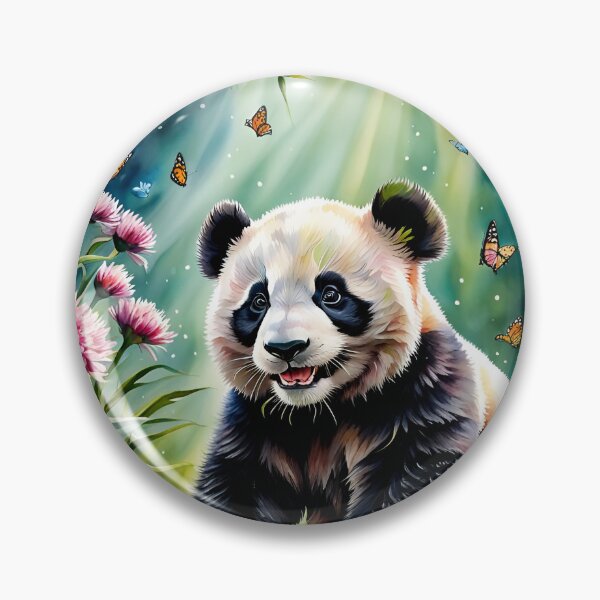 Item preview, Springtime Panda designed and sold by Lilsilverfish.