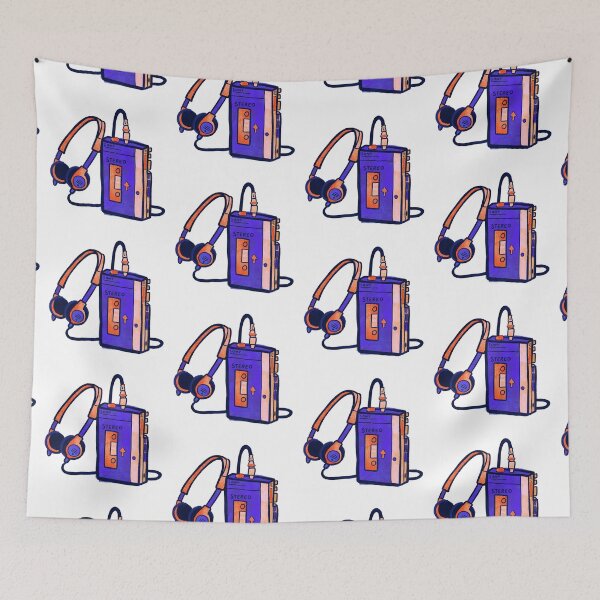 Item preview,  retro Sony walkman 1980 designed and sold by Dailykindness.