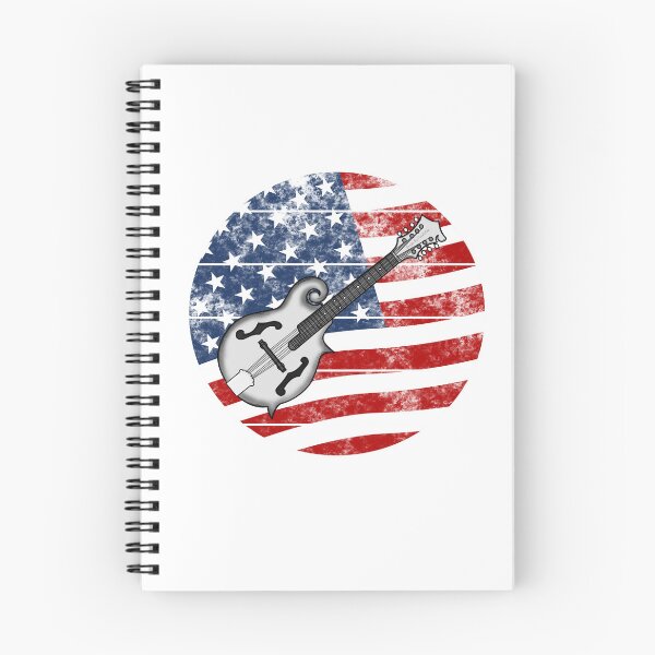 Item preview, Mandolin USA Flag Mandolinist Folk Musician 4th July designed and sold by doodlerob.