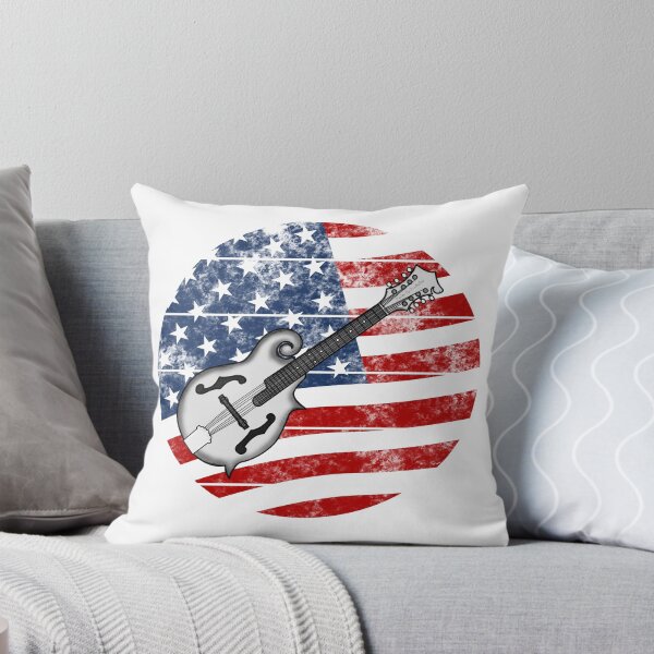 Item preview, Mandolin USA Flag Mandolinist Folk Musician 4th July designed and sold by doodlerob.