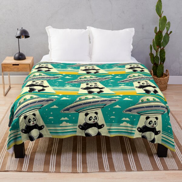 Item preview, Panda Bear Being Abducted by Aliens designed and sold by Ghost on Toast.