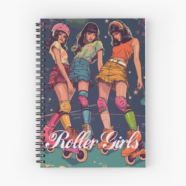 Item preview, Roller Girls / Roller Derby Vintage Print designed and sold by Thehatinthecat.
