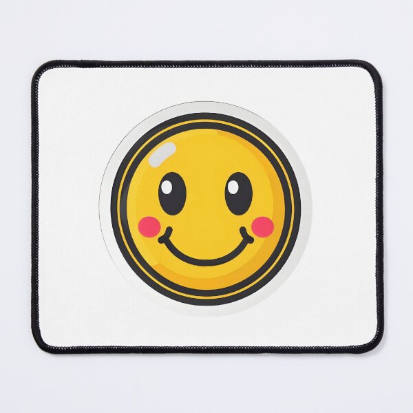 Aperçu de l'œuvre Classic Joy - Visage souriant jaune Sticker créée et vendue par Liseri.
