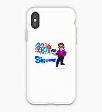 Follow me on social networks iPhone Case