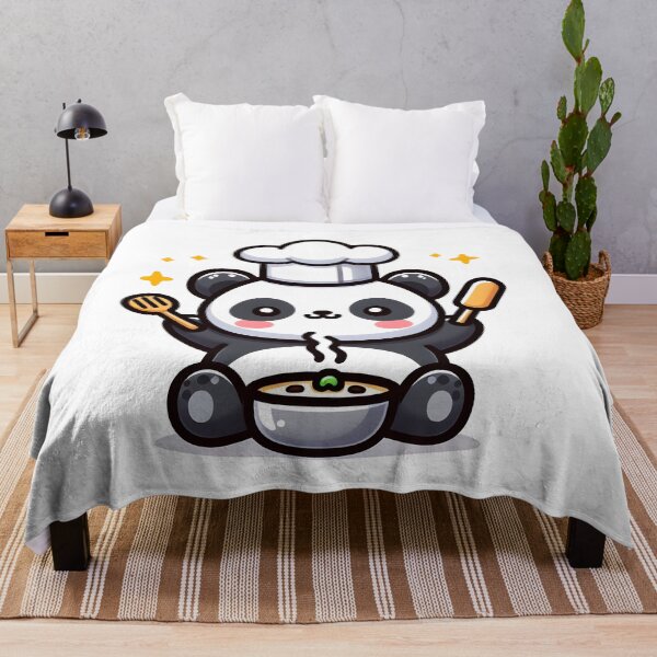 Item preview, Kawaii Panda With Chef'S Hat designed and sold by CanvasCutie.
