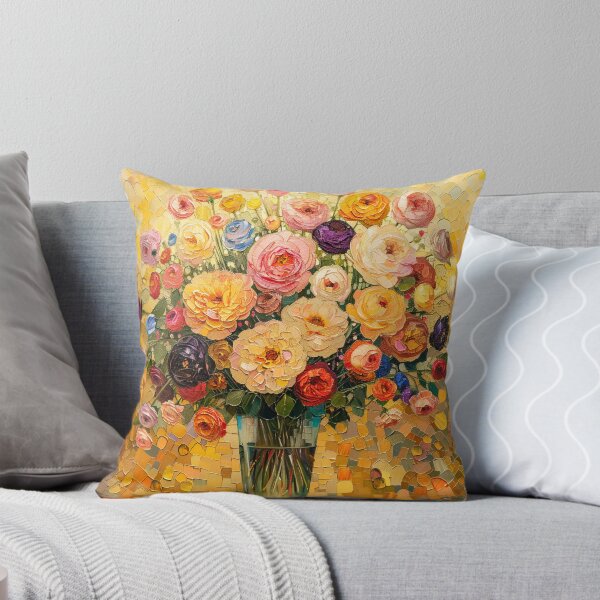 Item preview, Roses in a Vase IV Blossoms Bouquet Vintage Art designed and sold by acrylicartp.