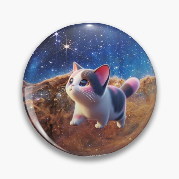 Item preview, A Cat Strolling in the Universe designed and sold by JellyBeanSpark.