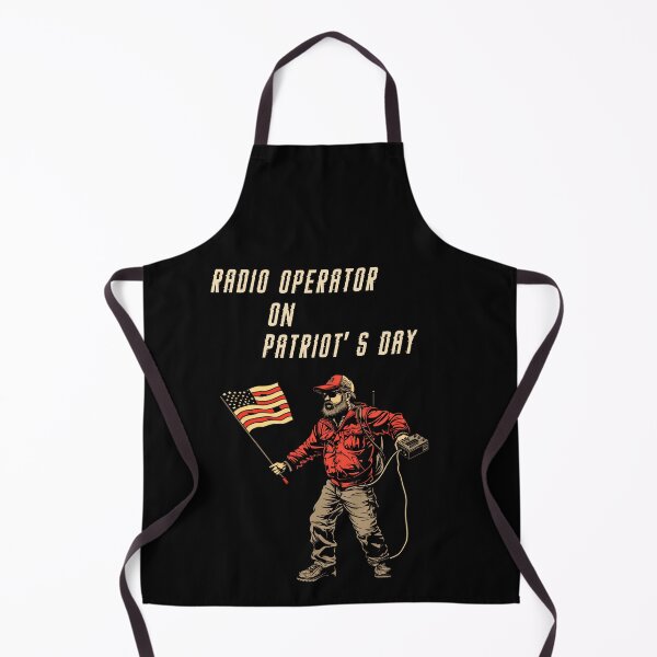 Item preview, Radio Operator On Patriot's Day American Flag Cool Gifts For Amateur Radio Lovers Ham Radio Radio Operator designed and sold by Waves-of-Art.