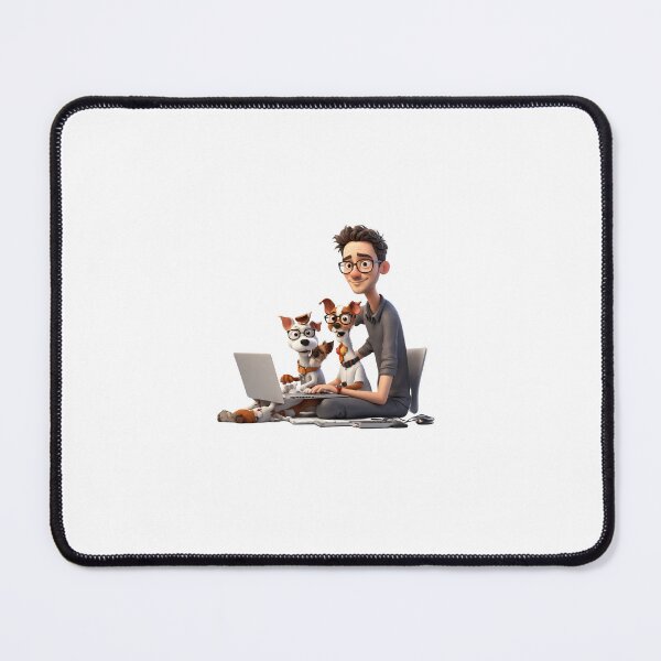 Item preview, IT Engineer on his computer art illusion designed and sold by Newconcept3341.