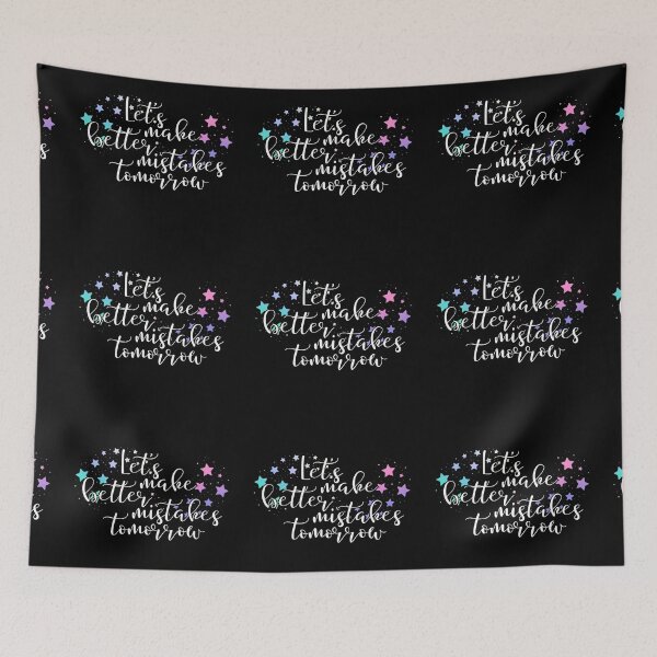 Item preview, Let's make better mistakes tomorrow designed and sold by UnCoverDesign.
