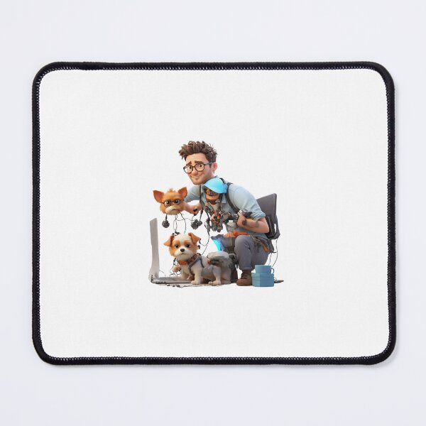 Item preview, IT Engineer on his computer art illusion designed and sold by Newconcept3341.