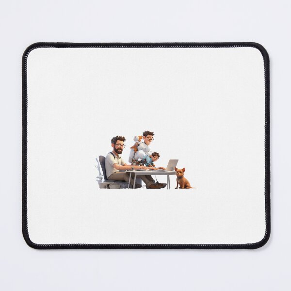 Item preview, IT Engineer on his computer art illusion designed and sold by Newconcept3341.