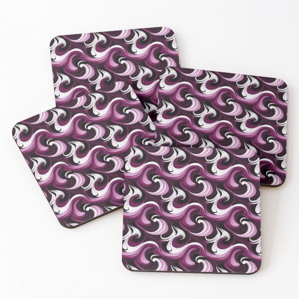 Item preview, Abstract waves - pink designed and sold by SaraBakx.