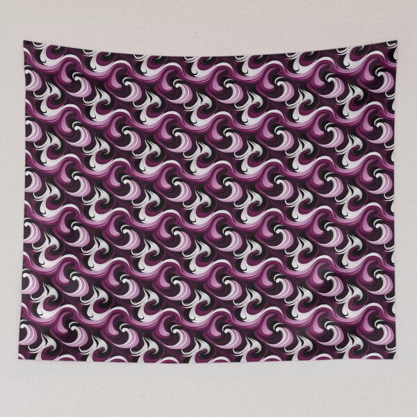 Item preview, Abstract waves - pink designed and sold by SaraBakx.
