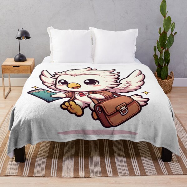 Item preview, Kawaii Chibi Griffin: Carrying A Tiny Book Bag designed and sold by CanvasCutie.