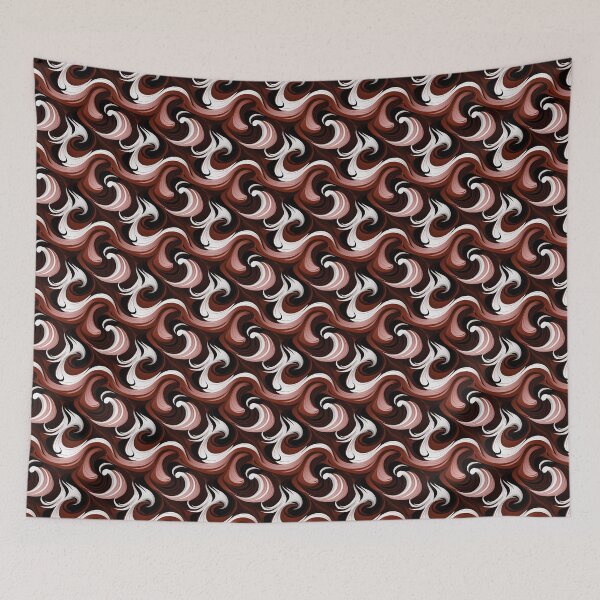 Item preview, Abstract waves - red designed and sold by SaraBakx.
