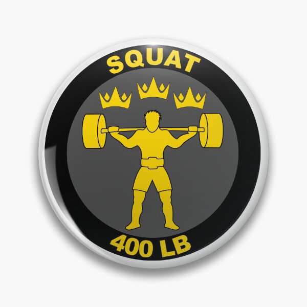 Item preview, Squat Badge 400LB designed and sold by ObsessionStore.