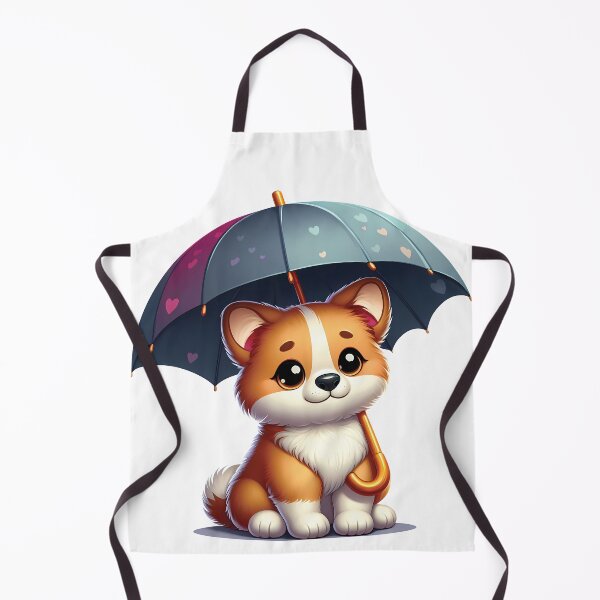 Item preview, The Puppy With An Umbrella designed and sold by TeaTimeTales.
