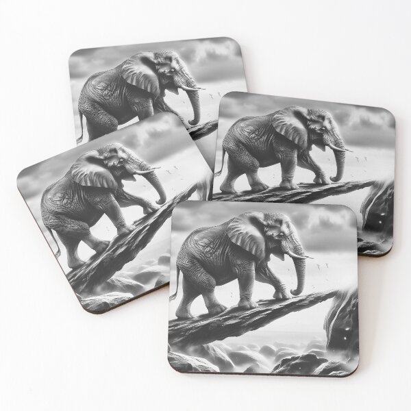 Item preview, A determined & unwavering elephant overcoming obstacles designed and sold by AspirationalArt.