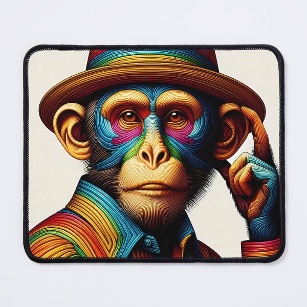 Item preview, The raimbow monkey designed and sold by UnitedArtForge.