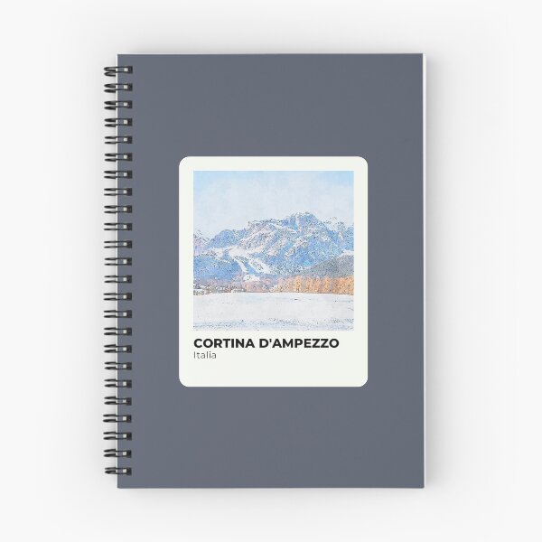 Item preview, Cortina d Ampezzo Italia watercolor landscape designed and sold by InvestingRoad.