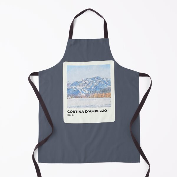 Item preview, Cortina d Ampezzo Italia watercolor landscape designed and sold by InvestingRoad.