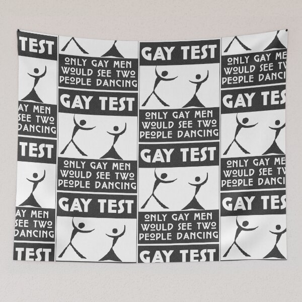 Item preview,  Gay Test Bold Grainy Poster Style Graphic Optical Illusion - LGBTQ+ Pride Fashion designed and sold by IBD-HOUS.