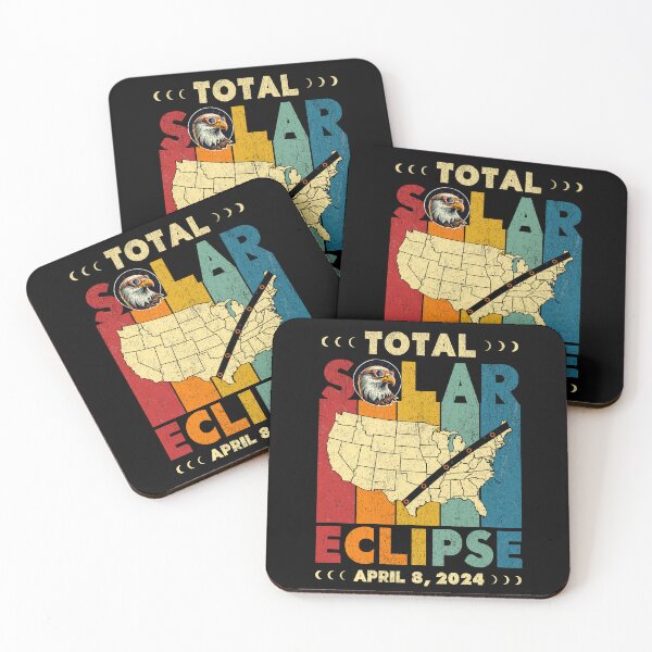 Item preview, America Totality Spring 4 08 24 Total Solar Eclipse 2024 designed and sold by ChromaticBlend.