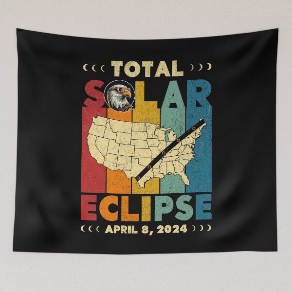 Item preview, America Totality Spring 4 08 24 Total Solar Eclipse 2024 designed and sold by ChromaticBlend.