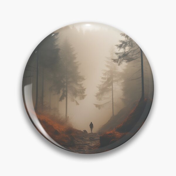 Item preview, Autumn Foggy Forest Trek designed and sold by Shirtastically.