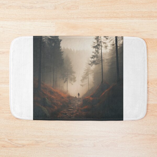 Item preview, Autumn Foggy Forest Trek designed and sold by Shirtastically.