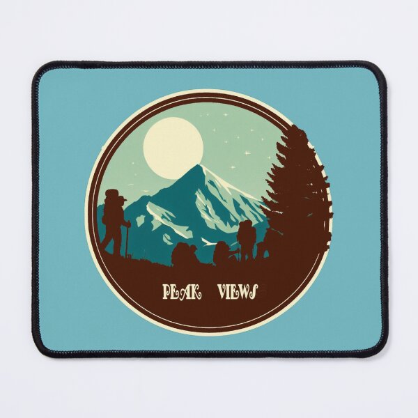 Item preview, Peak Views hiking logo designed and sold by VistaMar.
