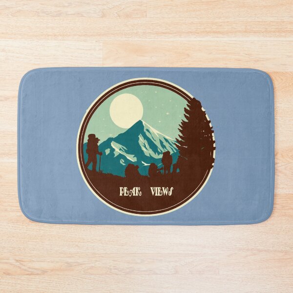Item preview, Peak Views hiking logo designed and sold by VistaMar.