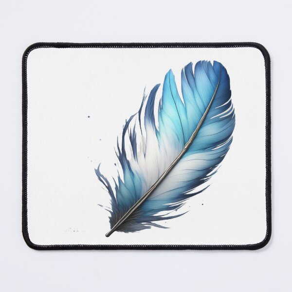 Item preview, Pastel Blue Feather designed and sold by BeeTheArtCo.